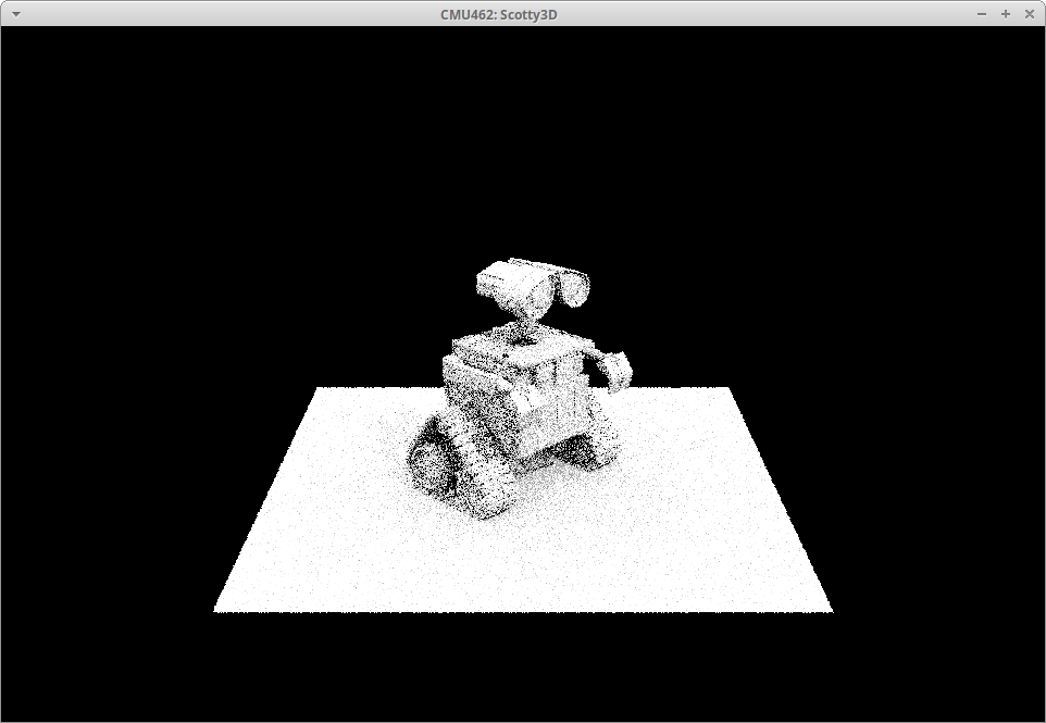 Visualization of walle with simple shadows